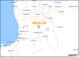 map of Pagiplan