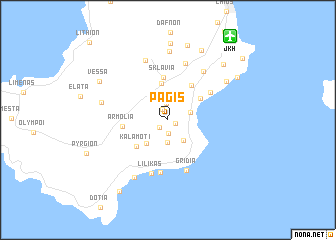 map of Pagís