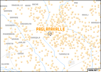 map of Pāglāna Kalle