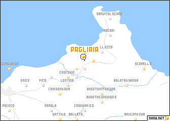 map of Pagliaia