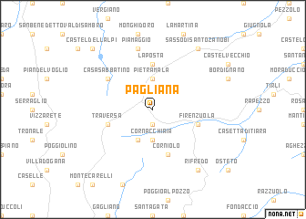 map of Pagliana