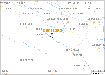 map of Pagliara