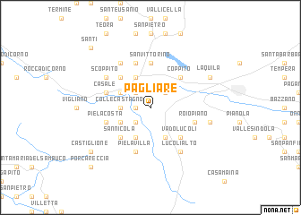 map of Pagliare