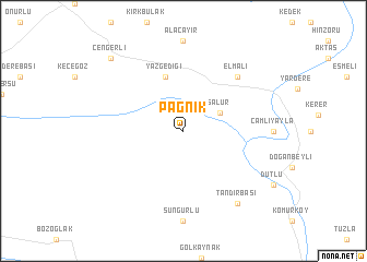 map of Pağnik