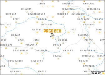 map of Pagórek