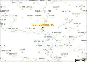 map of Pagramantis