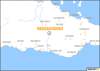 map of Pagsagnahan