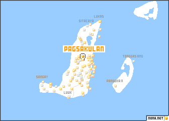 map of Pagsakulan