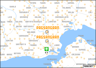 map of Pagsanga-an