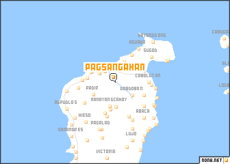 map of Pagsangahan