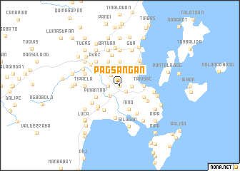 map of Pagsangan