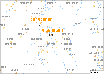 map of Pagsangan