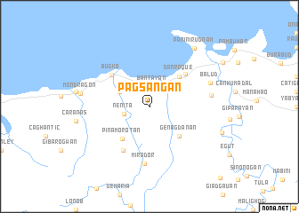 map of Pagsang-an