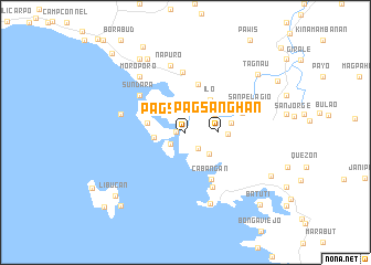 map of Pagsanghan