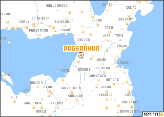 map of Pagsanhan