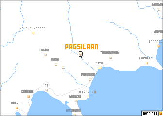 map of Pagsilaan