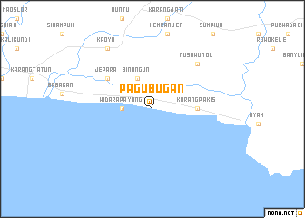 map of Pagubugan