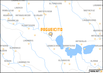 map of Pagüeicito