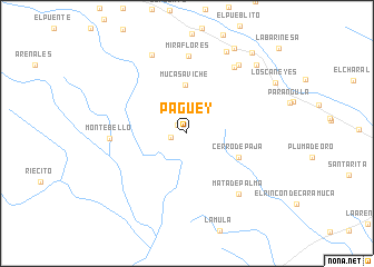 map of Pagüey