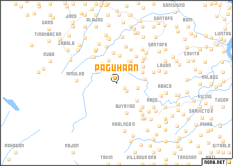 map of Paguhaan