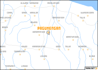 map of Pagumengan