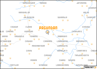 map of Pagundan