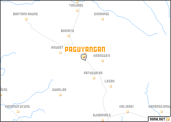 map of Paguyangan