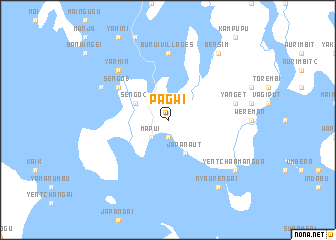 map of Pagwi