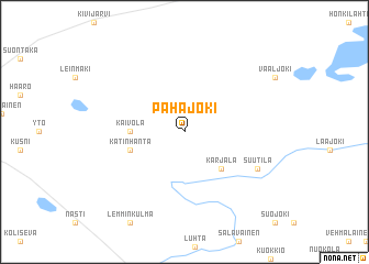 map of Pahajoki