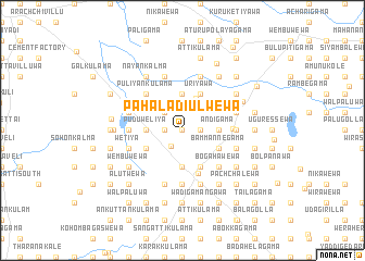 map of Pahala Diulwewa