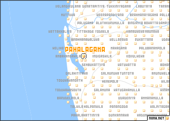 map of Pahalagama