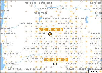 map of Pahalagama