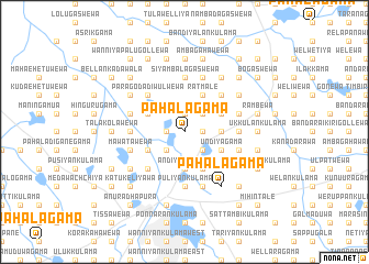 map of Pahalagama