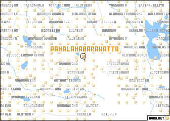 map of Pahala Habarawatta
