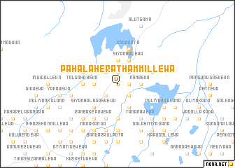 map of Pahala Herat Hammillewa