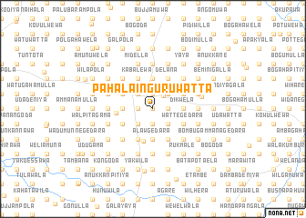 map of Pahala Inguruwatta