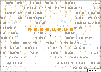 map of Pahalakande Bavulana