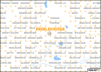 map of Pahala Kirinda