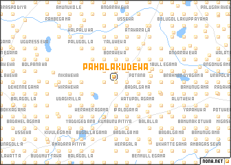 map of Pahala Kudewa