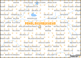 map of Pahala Kumbukwewa