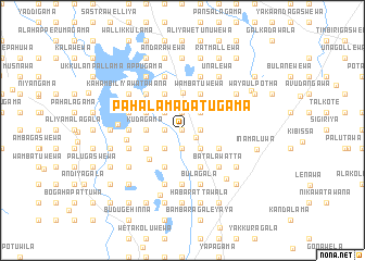 map of Pahala Madatugama