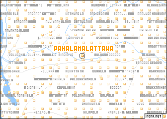 map of Pahala Malattawa