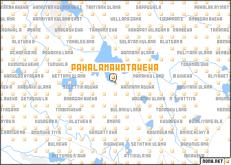 map of Pahala Mawatawewa