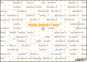 map of Pahala Mohottawa