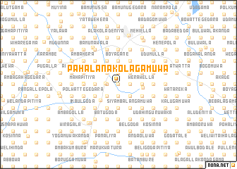 map of Pahala Nakolagamuwa