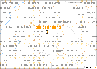 map of Pahalaobada