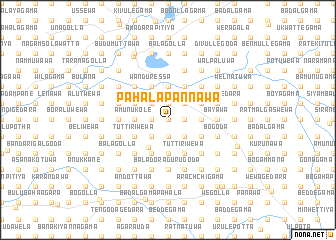 map of Pahala Pannawa