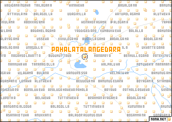 map of Pahala Talangedara