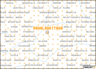 map of Pahalawettawa