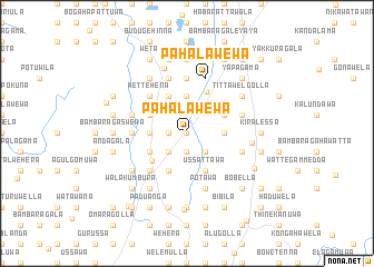 map of Pahalawewa